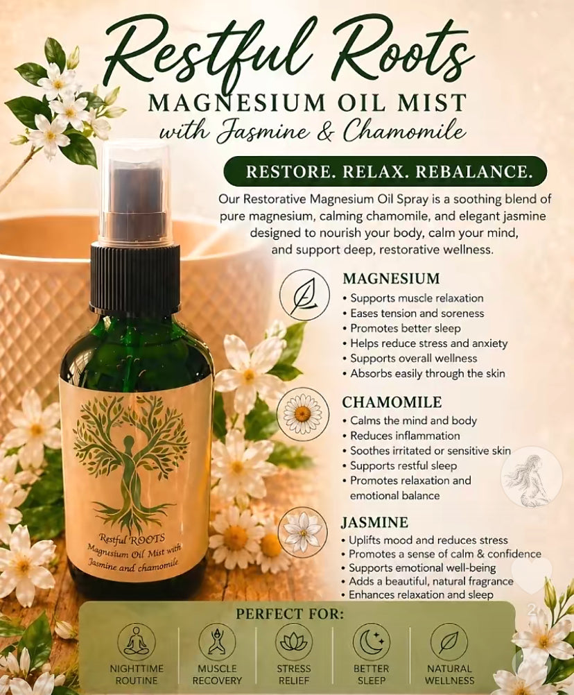 Restful Roots Magnesium Oil Mist